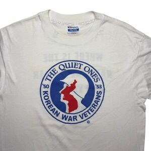 Vintage 90s Korean War military veteran shirt